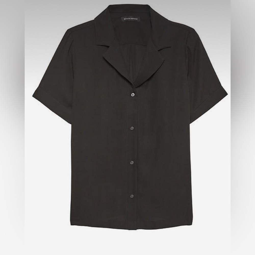 EUC Banana Republic Relaxed Camp Collar Blouse
